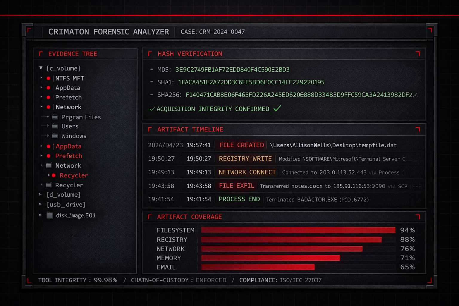Innovative forensic technology
